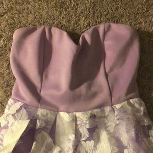 Lilac semi formal dress